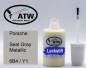 Preview: Porsche, Seal Gray Metallic, 6B4 / Y1: 20ml Lackstift, von ATW Autoteile West.